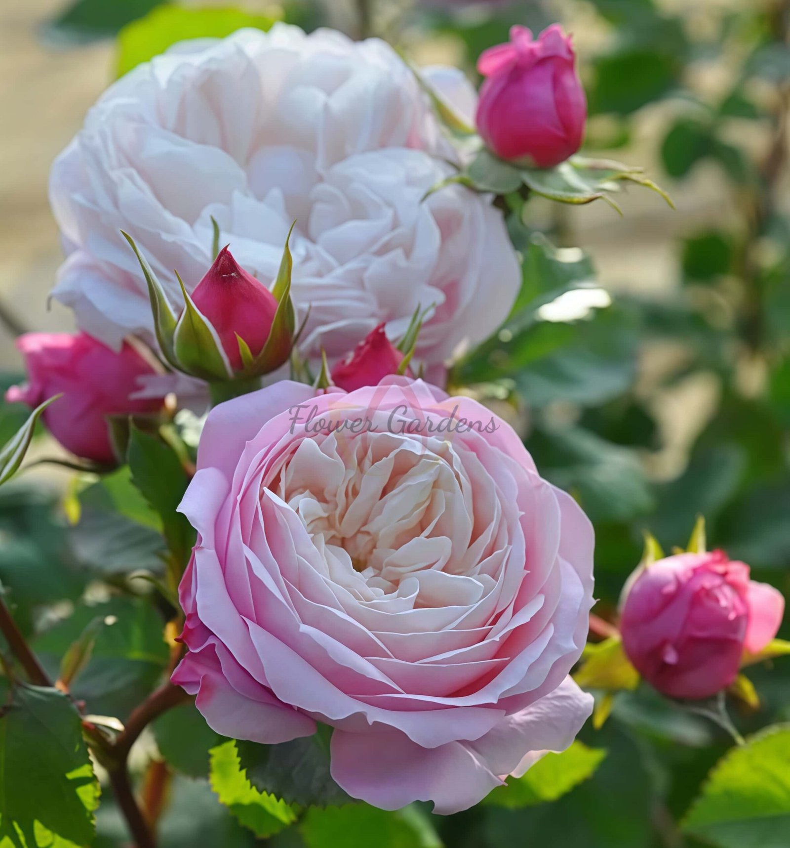 Piroutte Rose plant丨Flower Gardens