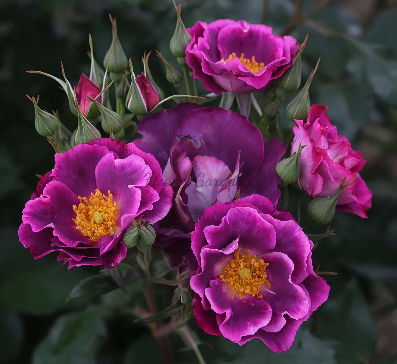 Princesse Sibila de Luxembourg Rose丨Flower Gardens