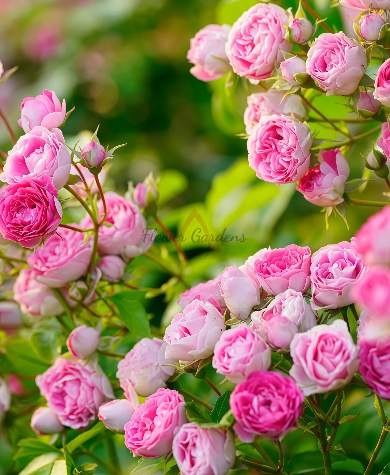 Rouge Button Rose丨Flower Gardens